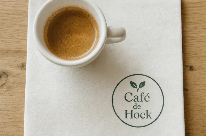 Bedrukte servetten voor de horeca